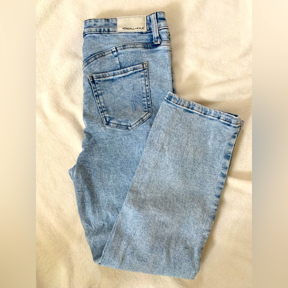 Kendall + Kylie The Icon High Rise Straight Jeans